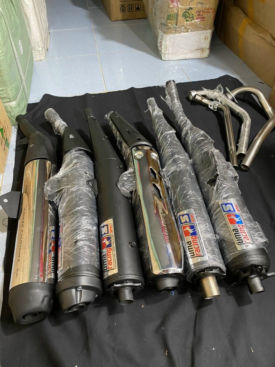 Bô Uma Sirius 50/110,  Tặng  kèm cổ inox