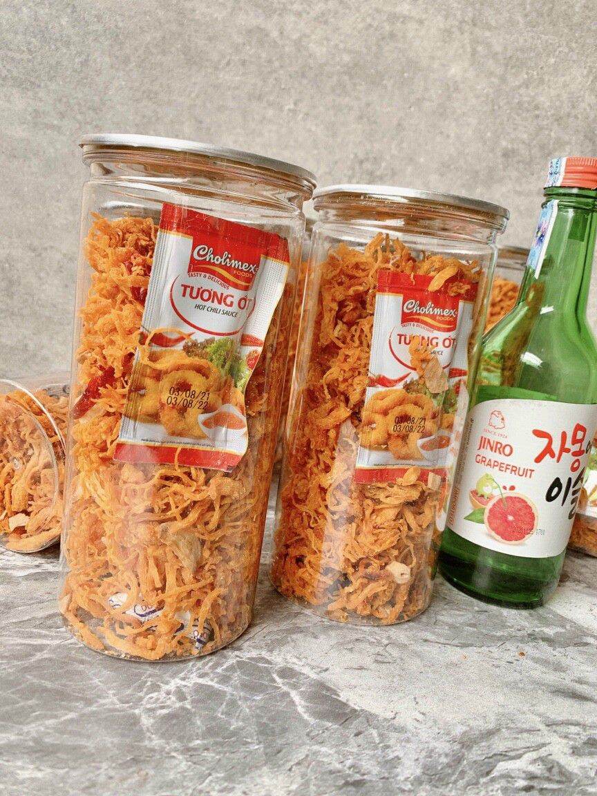 Khô gà bơ tỏi 300g