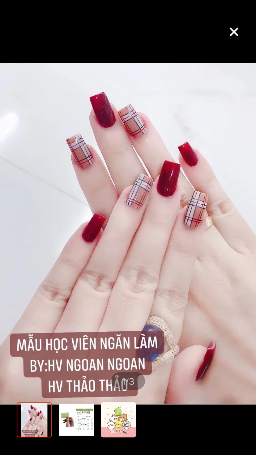 Combo 3 bộ nail box làm theo yêu cầu