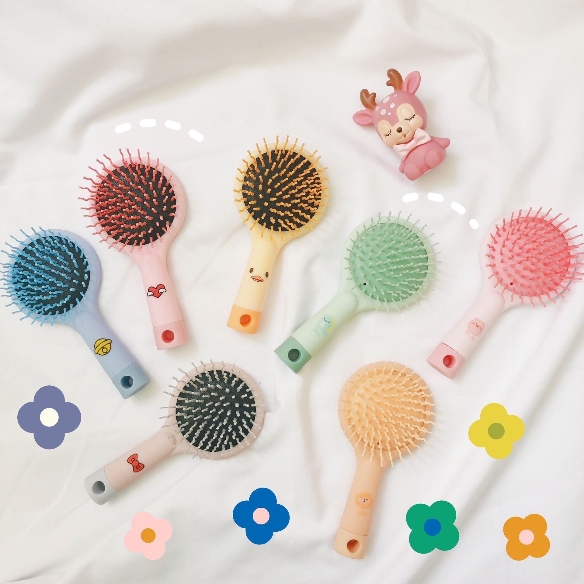 [HCM][7 Mẫu]Lược gỡ rối tóc/Lược chải tóc + gương soi siêu xinh hàn quốc