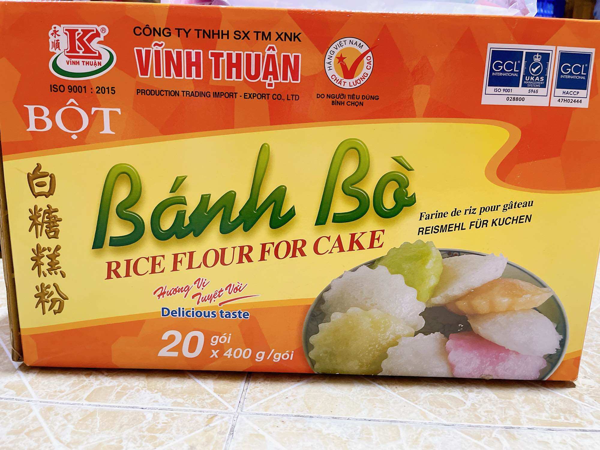 Bột bánh bò Vĩnh Thuận 400g