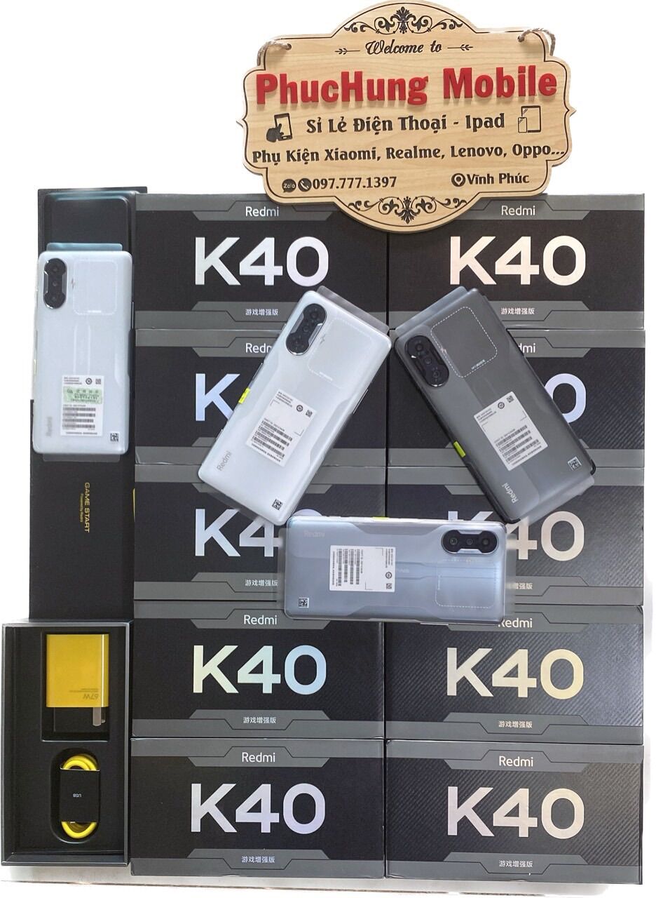 Điện thoại Xiaomi Redmi K40 Gaming, Dimensity 1200, Fullbox