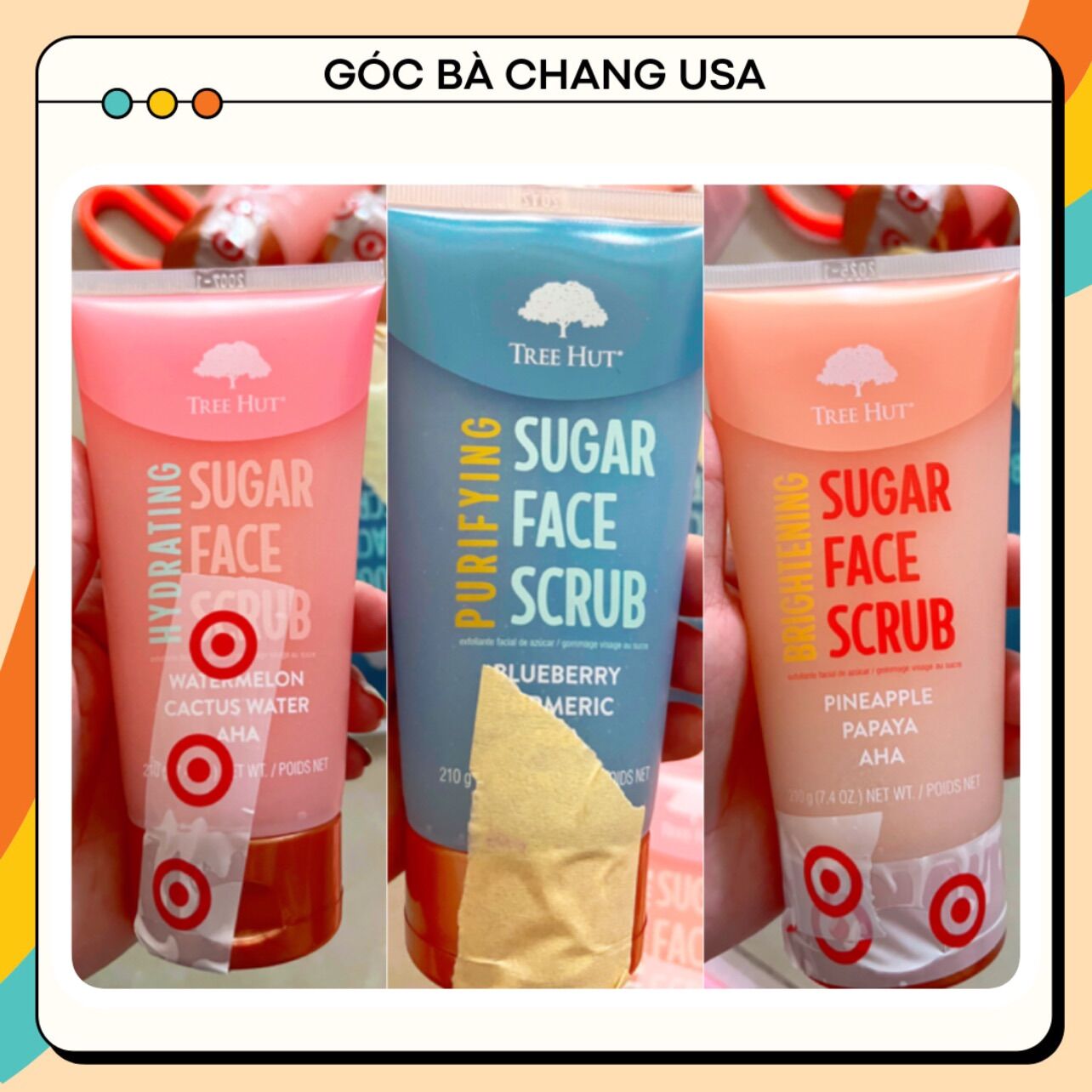 Kem Tẩy Tế Bào Chết Da Mặt Tree Hut - Tree Hut Sugar Face Scrub 210gram