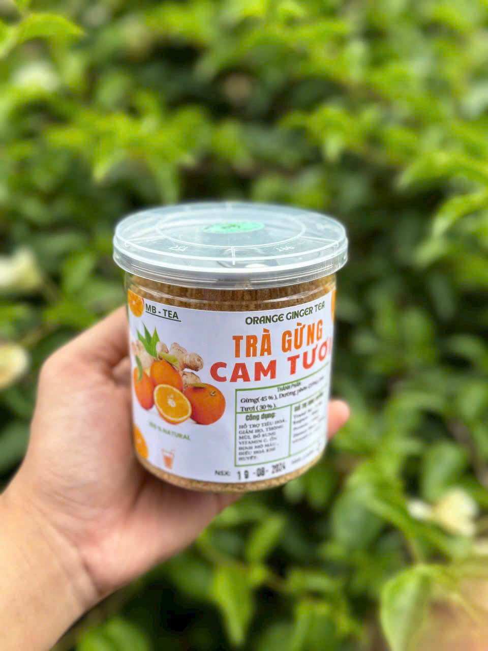 Trà Gừng Cam Tươi Lọ Nhỏ Xinh 🍰