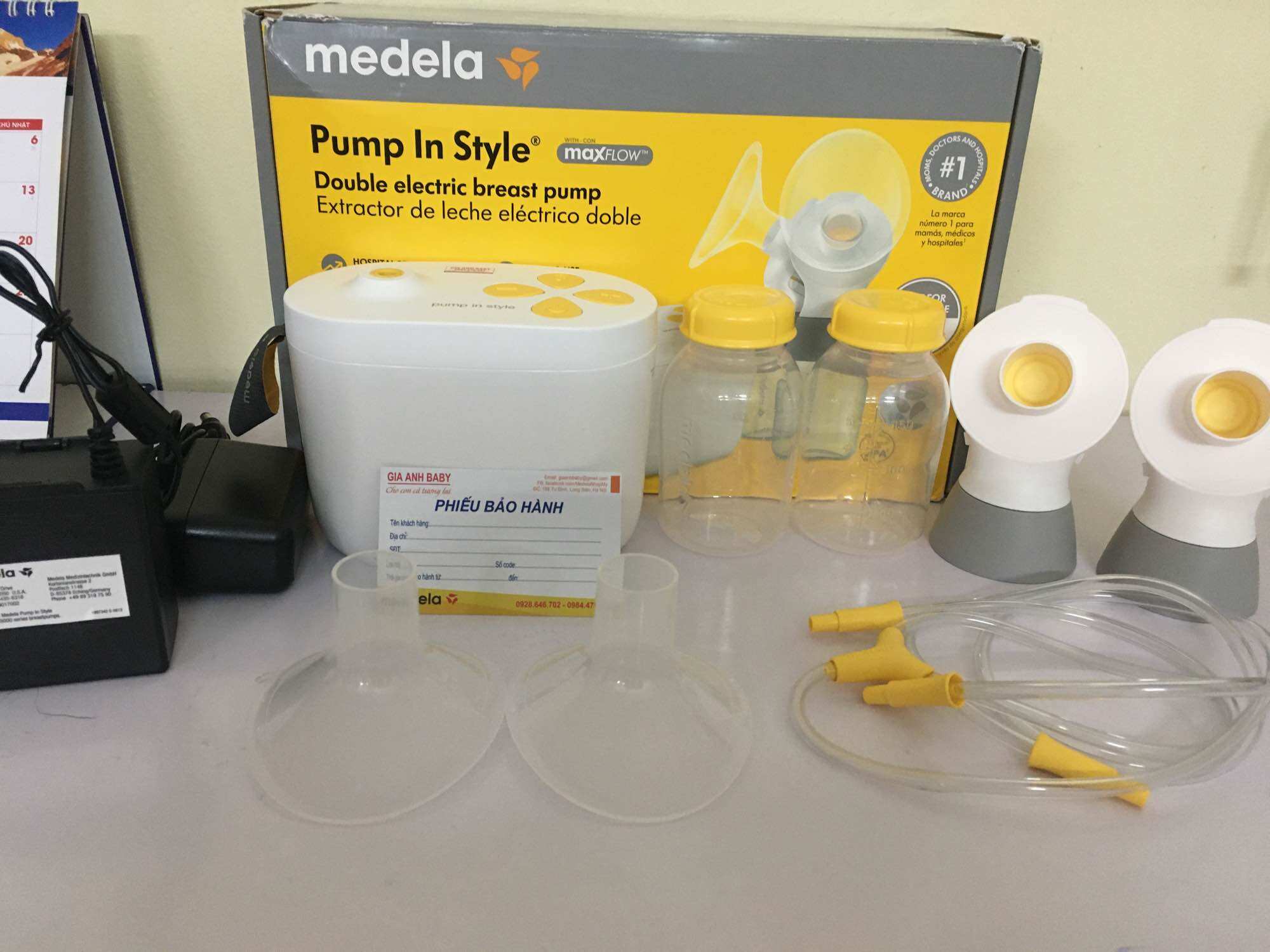 Máy hút sữa medela maxflow like new bảo hành 12 tháng