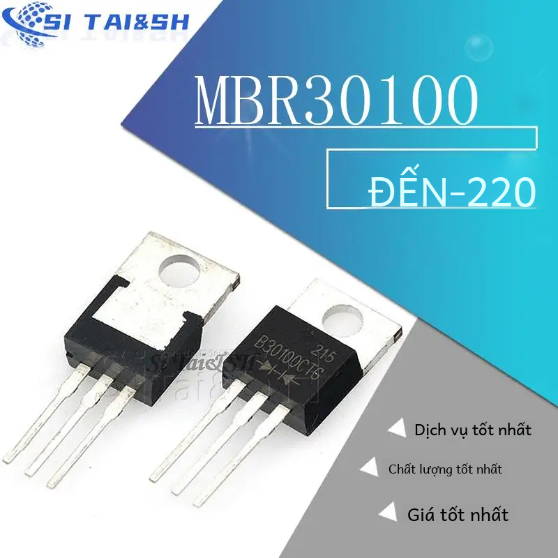 10 Chiếc Mbr30100 Ct To220 Mbr30100ct Mbrf30100ct Mbrf30100 Ban Đầu Logic Ics Mới Tùy Chỉnh Bảng Mạc