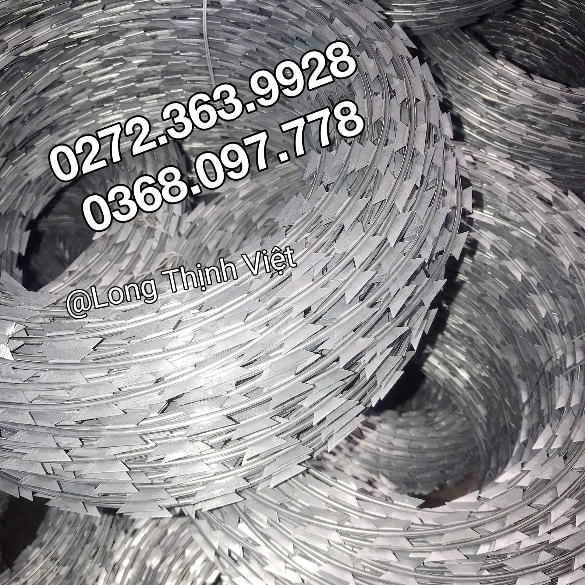 Kẽm Gai Dao Lam Quy cách 30cm*10kg *80m*1cuộn