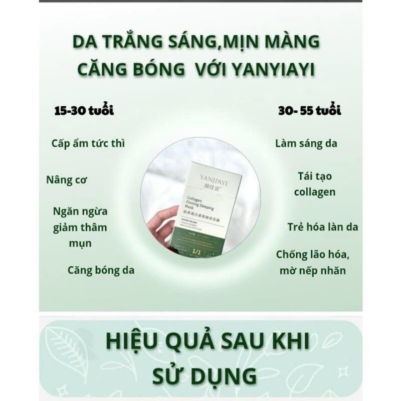 Hộp 20 gói mặt nạ ngủ thạch colagel