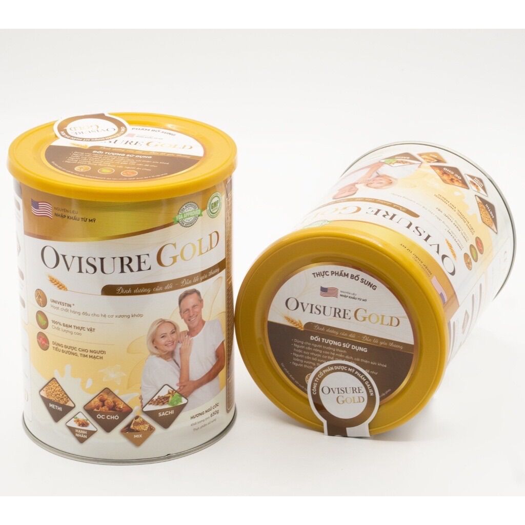 Sữa bột Ovisure Gold dinh dưỡng cân đối lon 650g