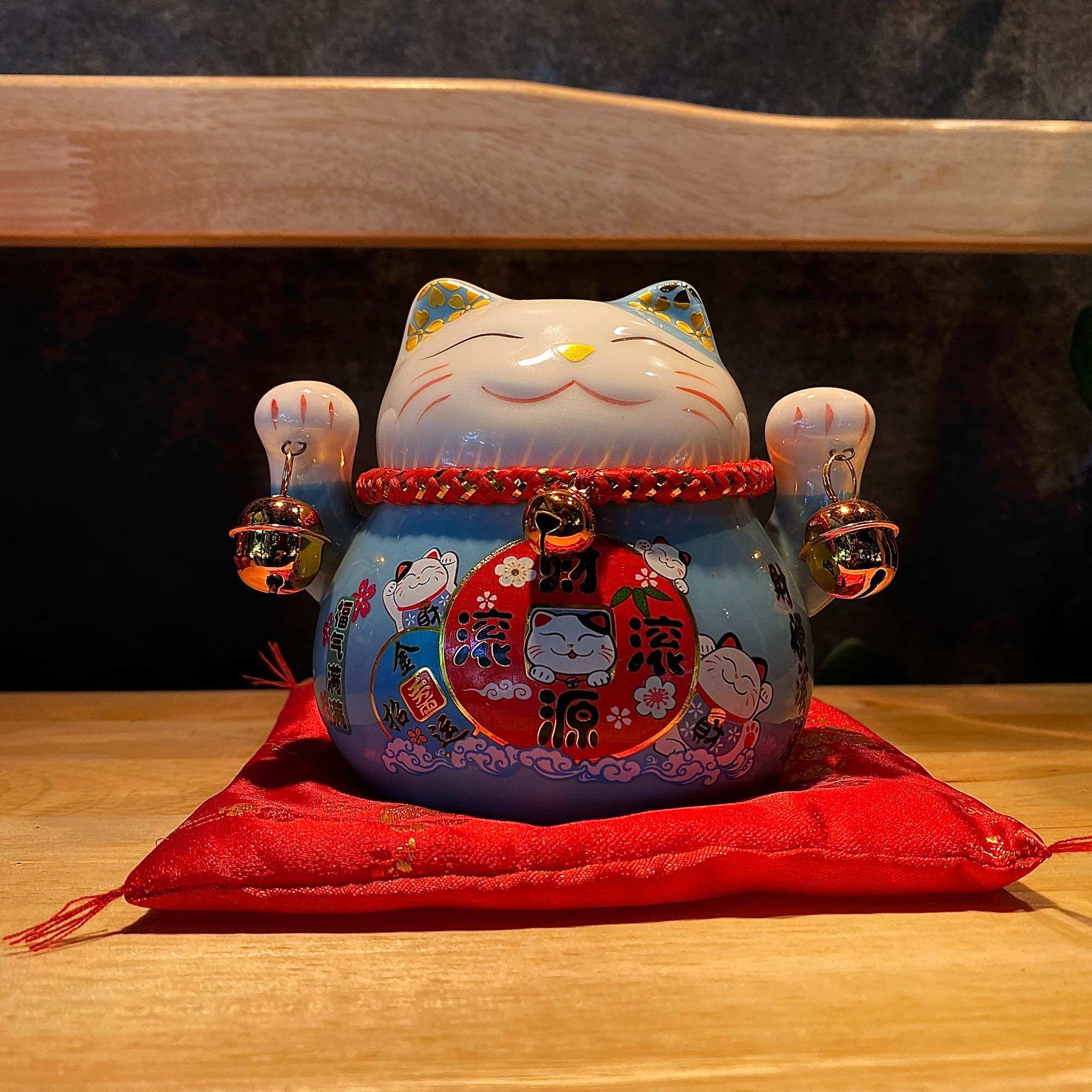 Tượng Mèo Thần Tài - Maneki Neko 12 cm