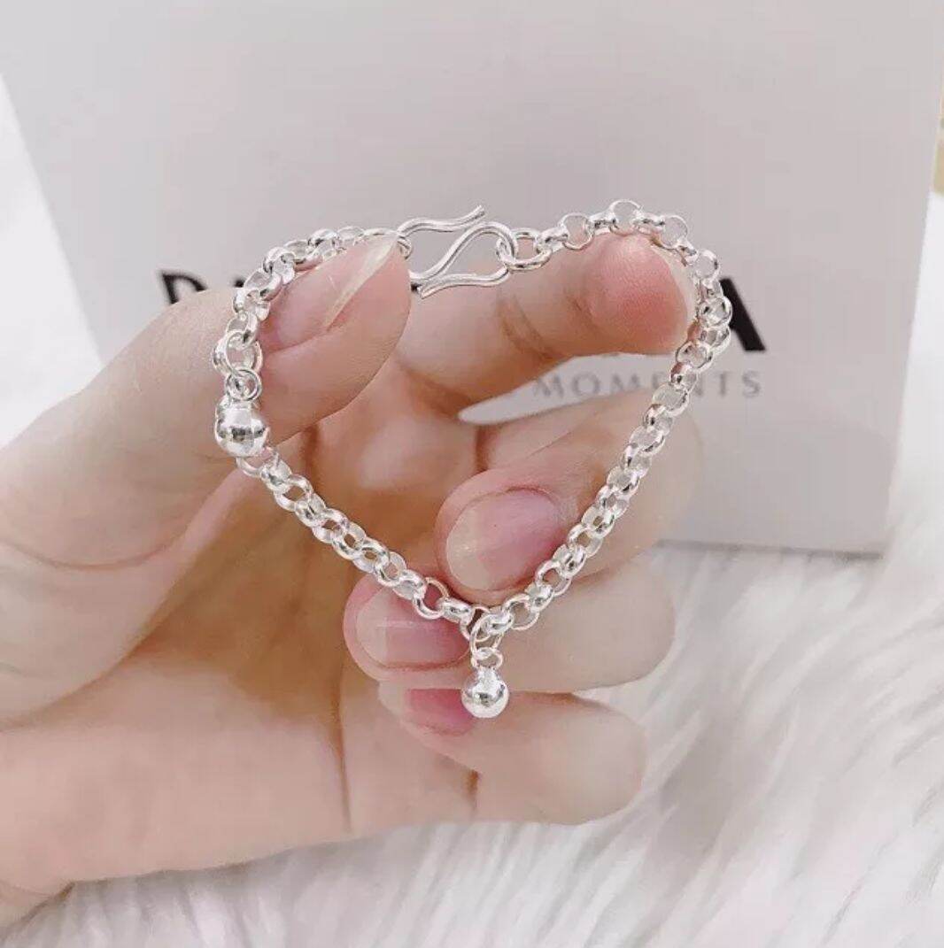 Lắc tay bạc cho bé trai lắc tay bạc bé gái