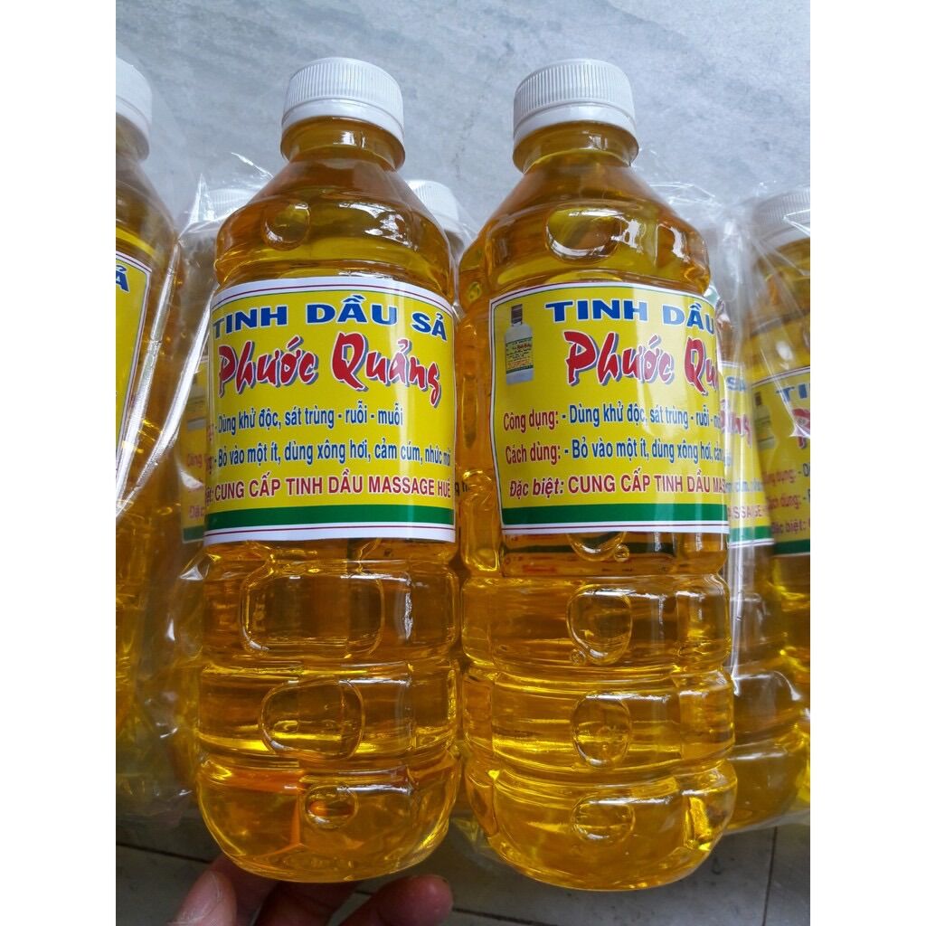[Nhập RS0722 giảm 30k cho đơn 99k]0.5 LÍT TINH DẦU SẢ PHƯỚC QUẢNG