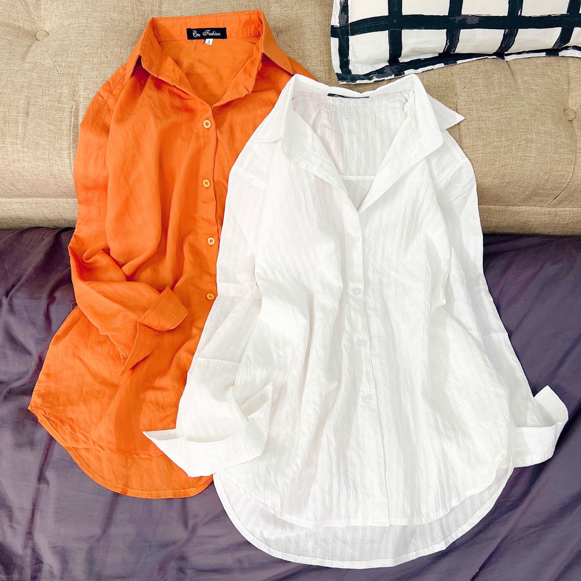 BIG SIZE - ĐỦ SIZE - Áo Sơ Mi Nữ - Cotton Thuê mát mẻ