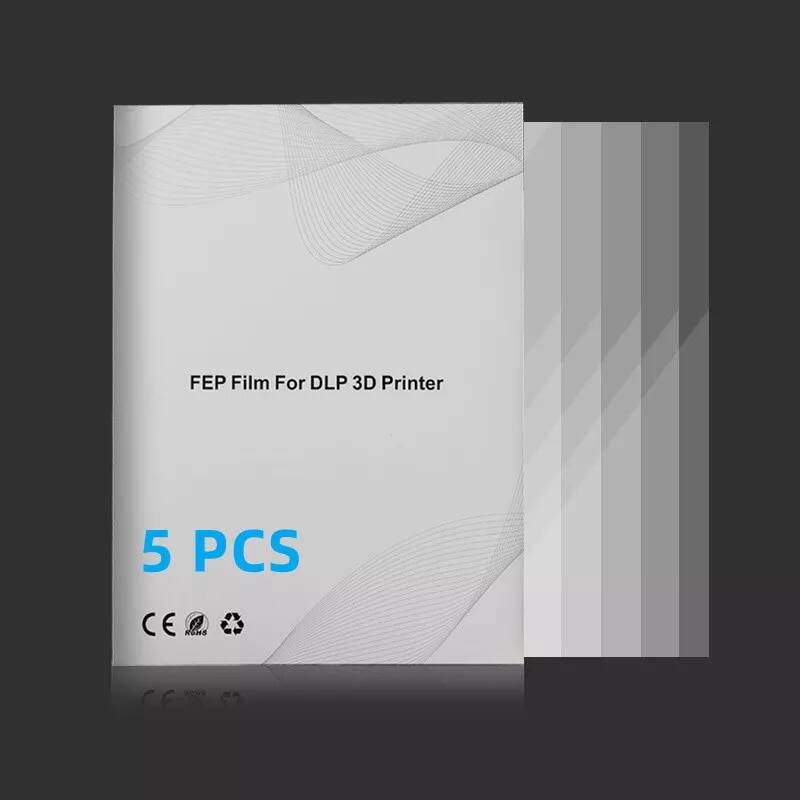 Fep phim 5 chiếc 6.23 inch 200x140x0.15 mm cho anycubic photon mono 4k photon ultra photon d2 elegoo 3d máy in phần phụ kiện