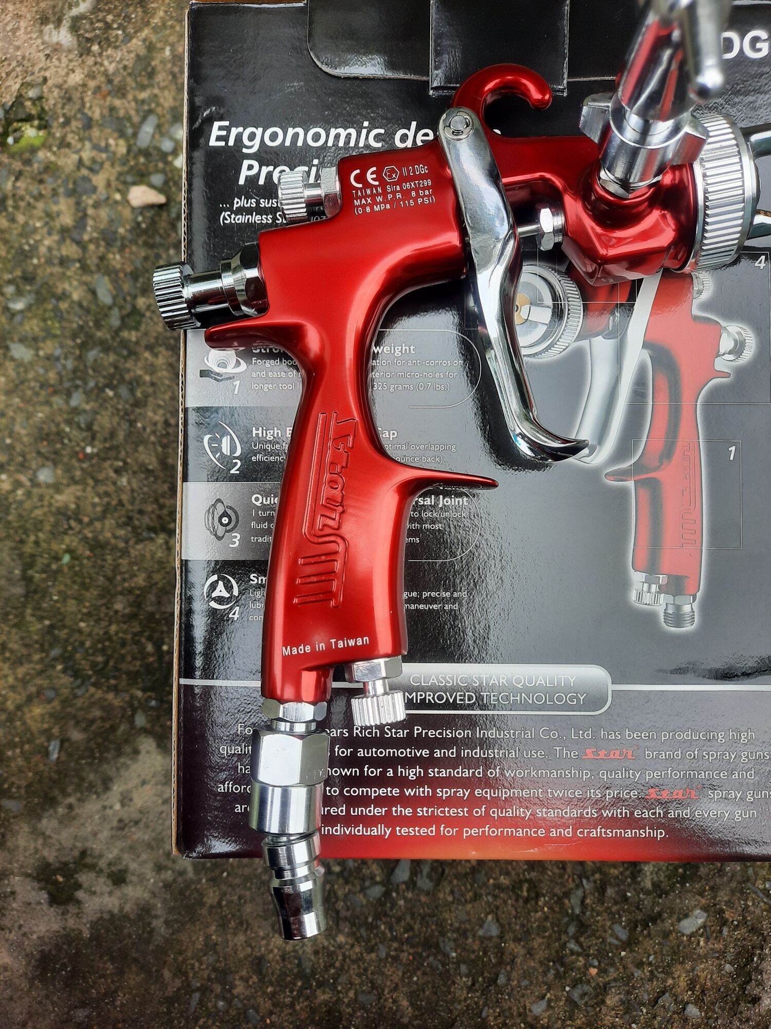 súng phun sơn Star SMV1F cao cấp Đài Loan