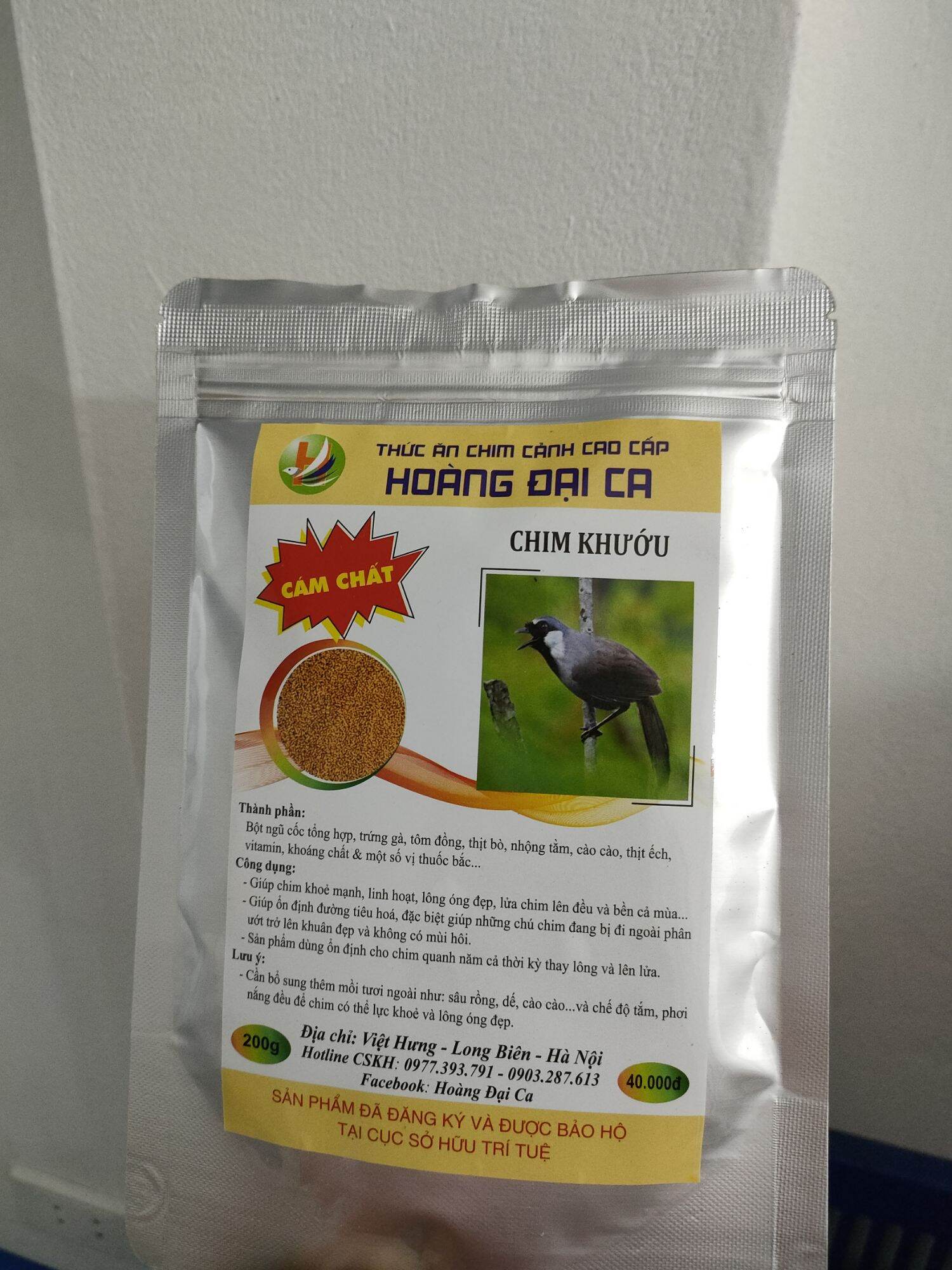 Cám Khướu chất Hoàng Đại Ca