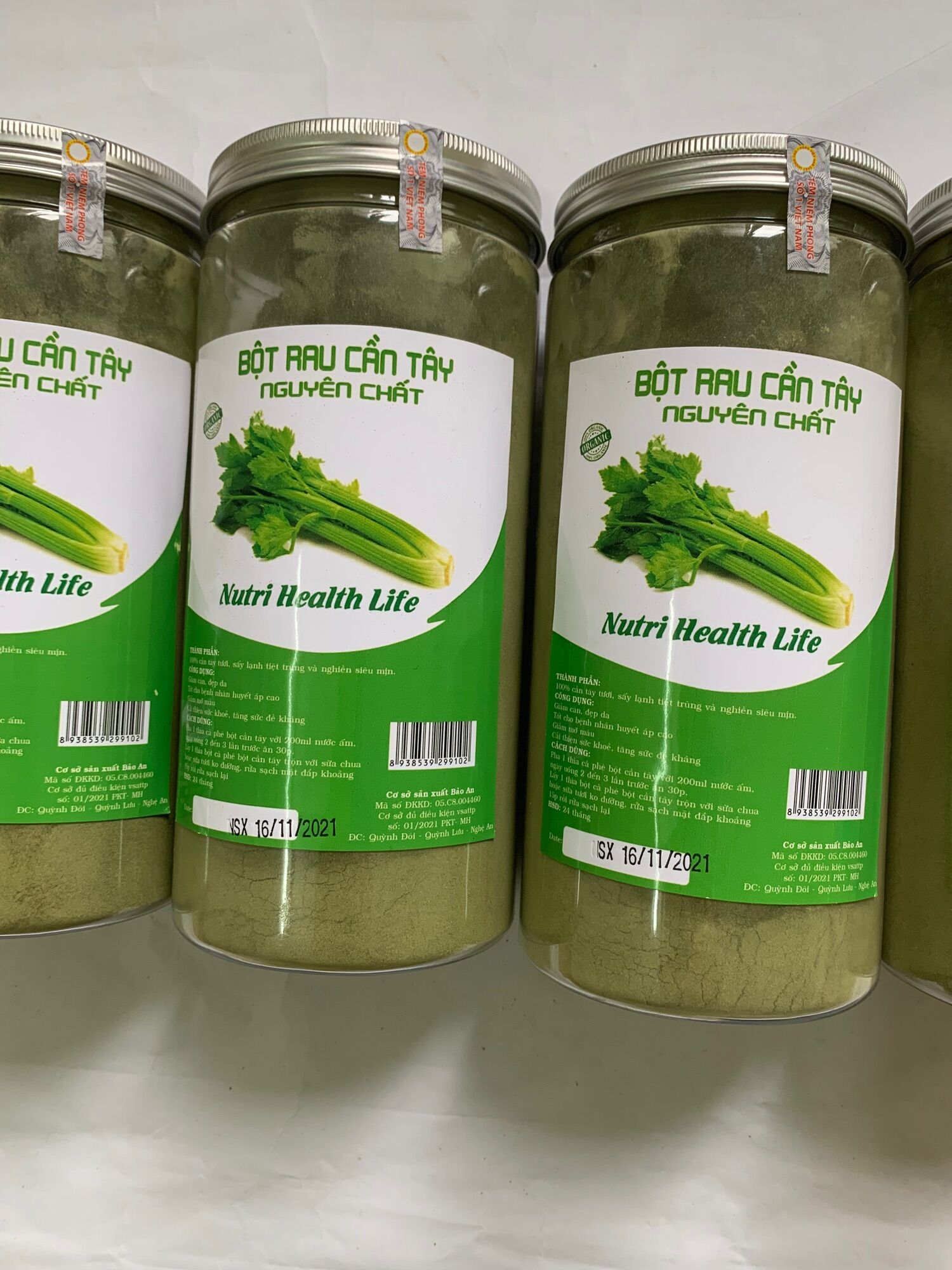 Bột cần tây nguyên chất hộp 500g