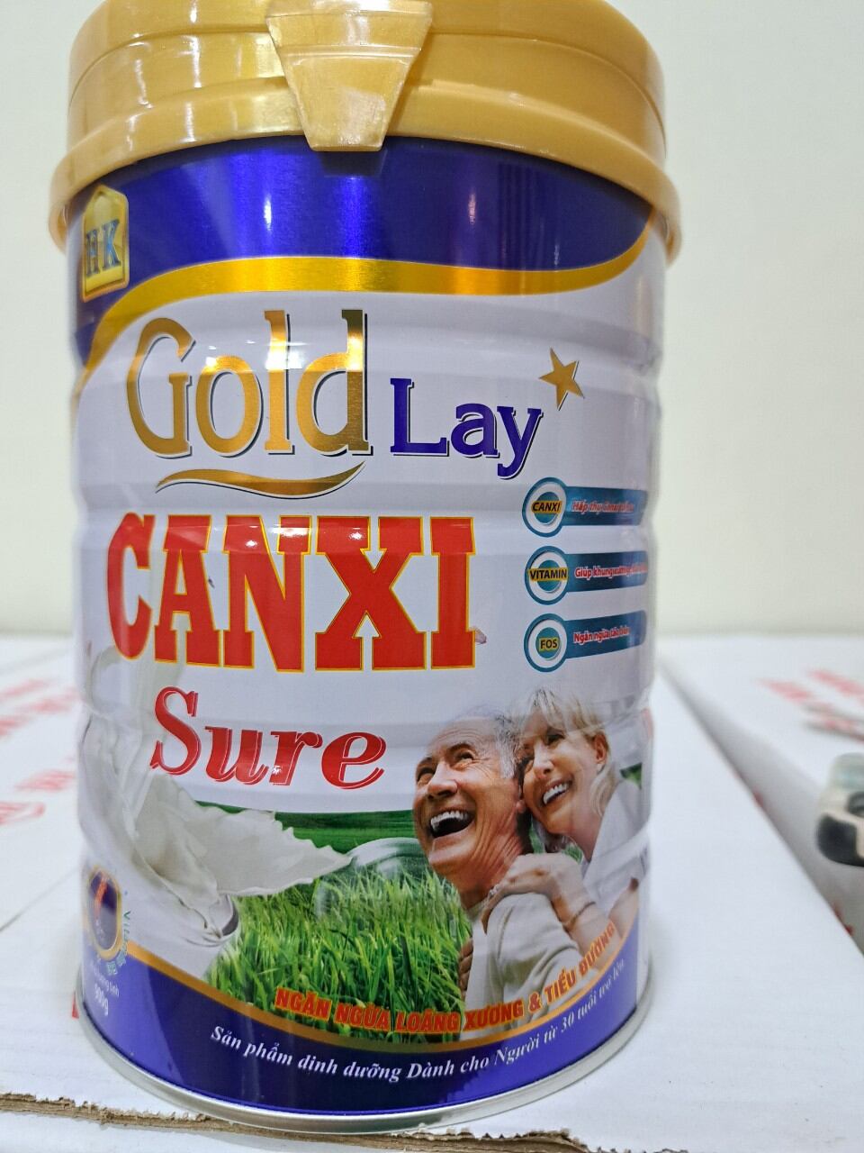 Sữa bột goldlay canxi sure 900g