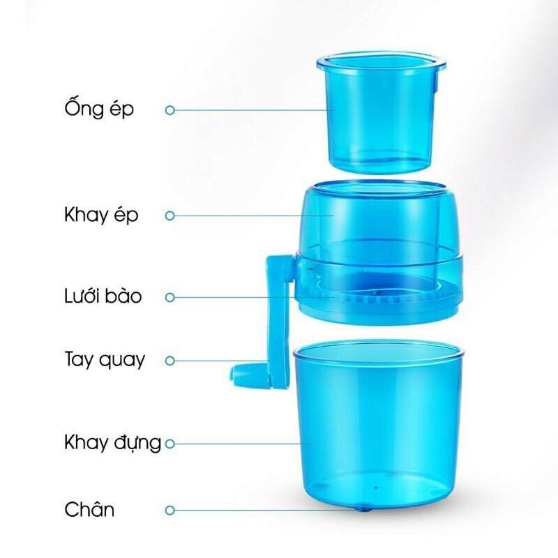MÁY XAY ĐÁ BÀO BẰNG TAY KHÔNG DÙNG ĐIỆN