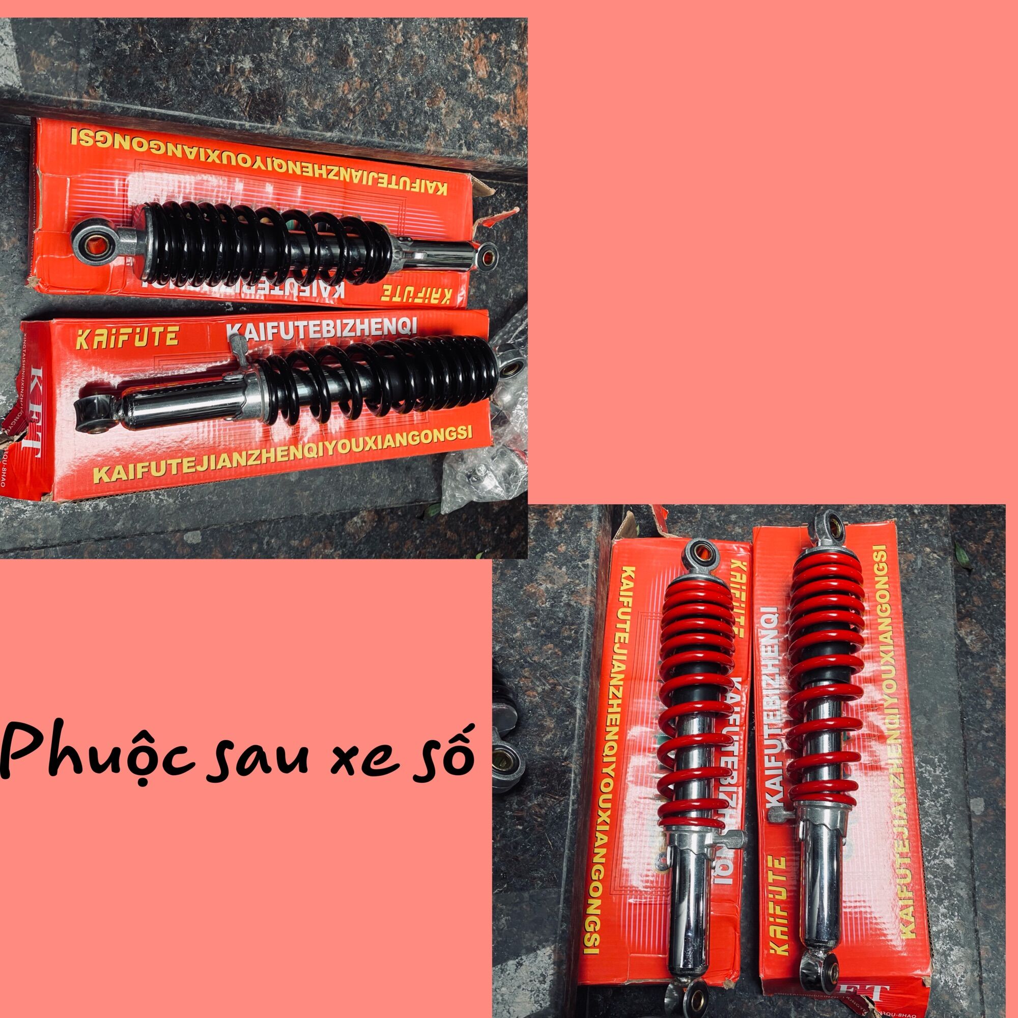 Giảm sóc thồ hàng,phuộc tải nặng,chở hàng xe wave,dream,cub 81,82