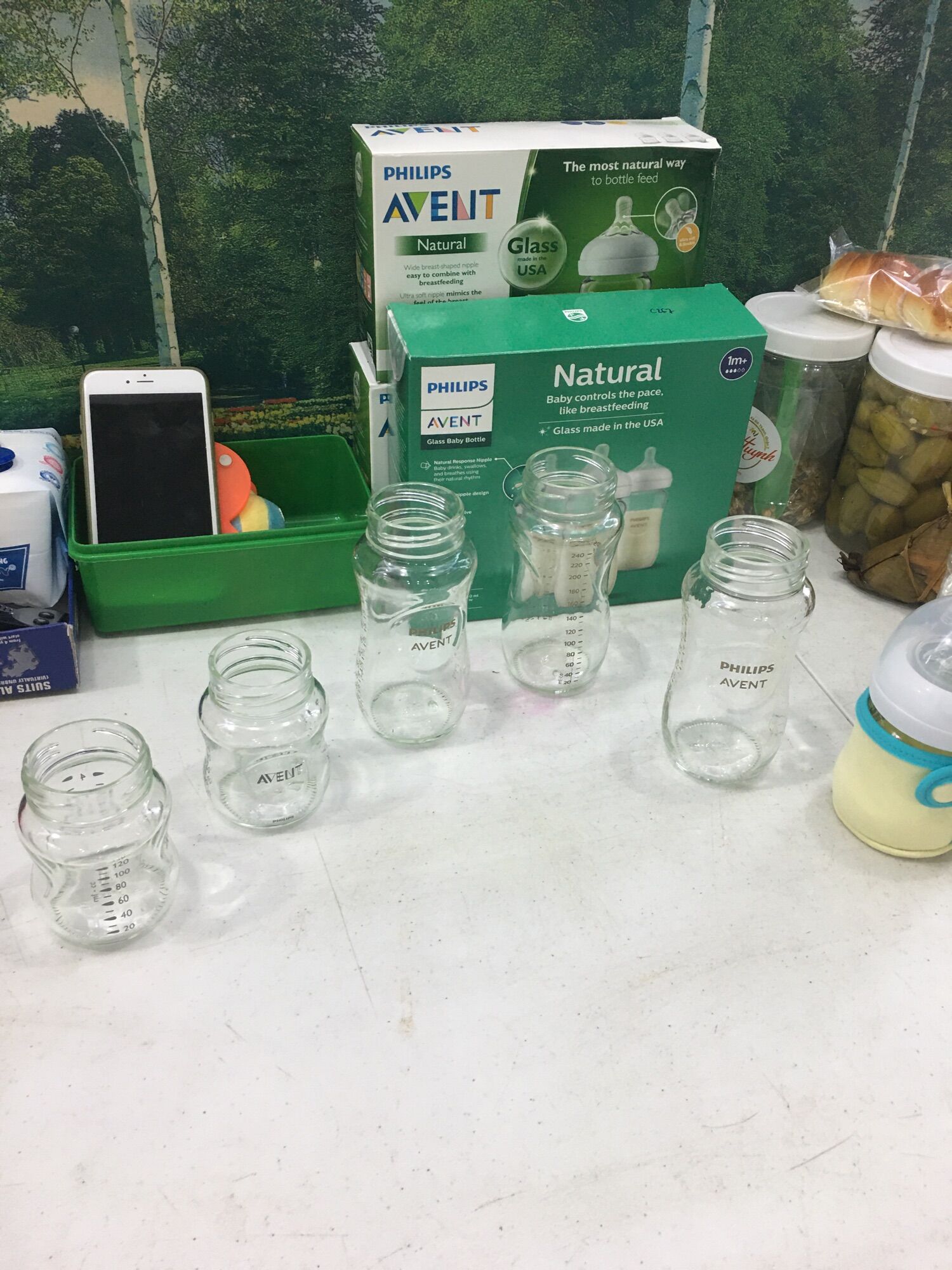 Bình sữa avent thủy tinh [chính hãng ]
