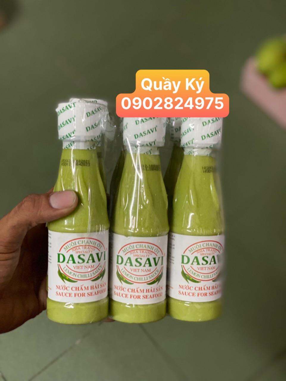 Muối ớt xanh chấm hải sản dasavi  260gr