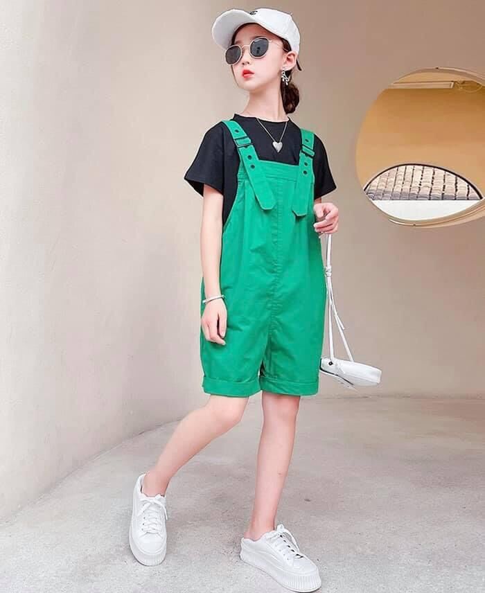 Yếm quần cho bé gái size nhỡ và đại