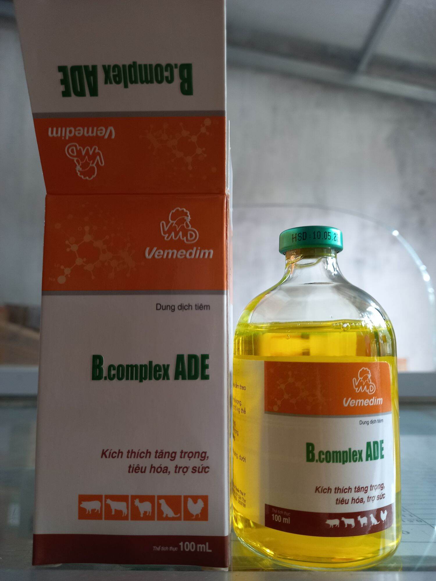 Bcomplex ADE 100ML Kích thích tăng trọng tiêu hóa, trợ sức