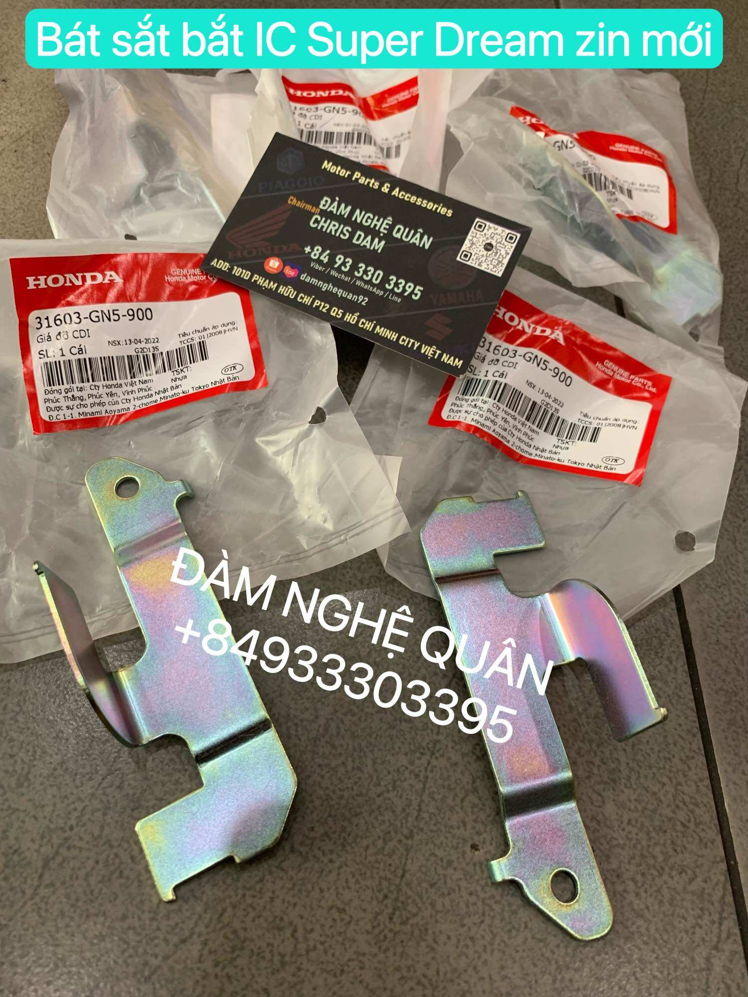 Bát sắt bắt IC Super Dream / Bracket IC Honda Super Dream zin hãng mới 100% 💰 110,000 VND / 1 cái