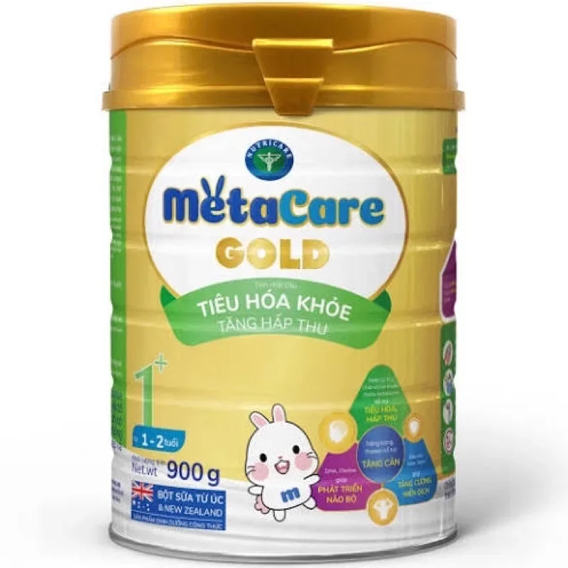 Sữa bột Metacare Gold 1+ 900g