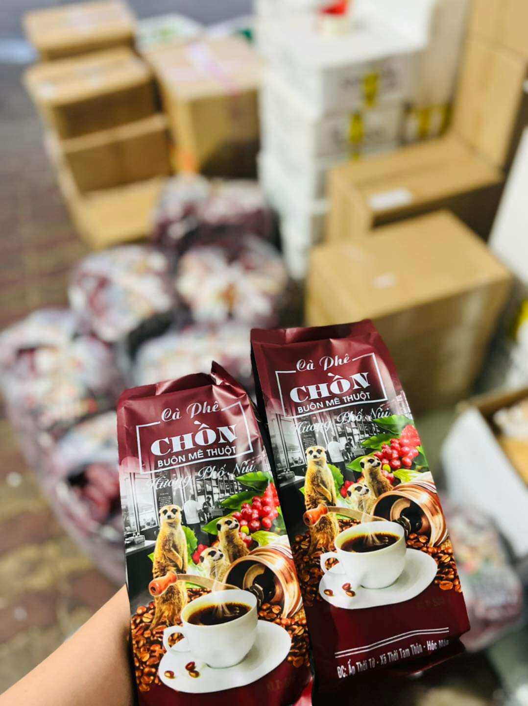 Cà phê chồn Buôn Ma Thuột gói 500