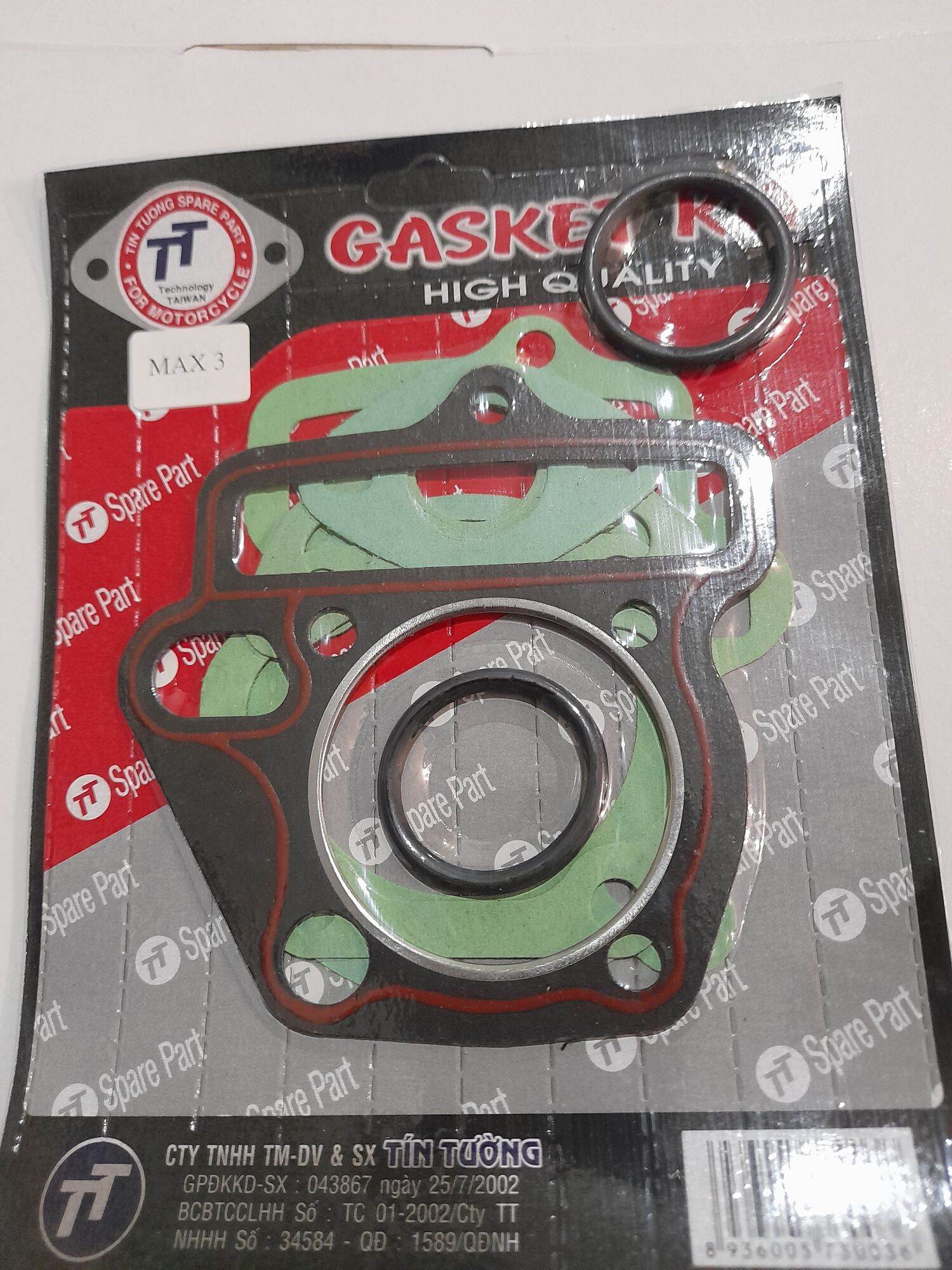 Bộ ron đầu Gasket xe Max nhật và Max Neo.