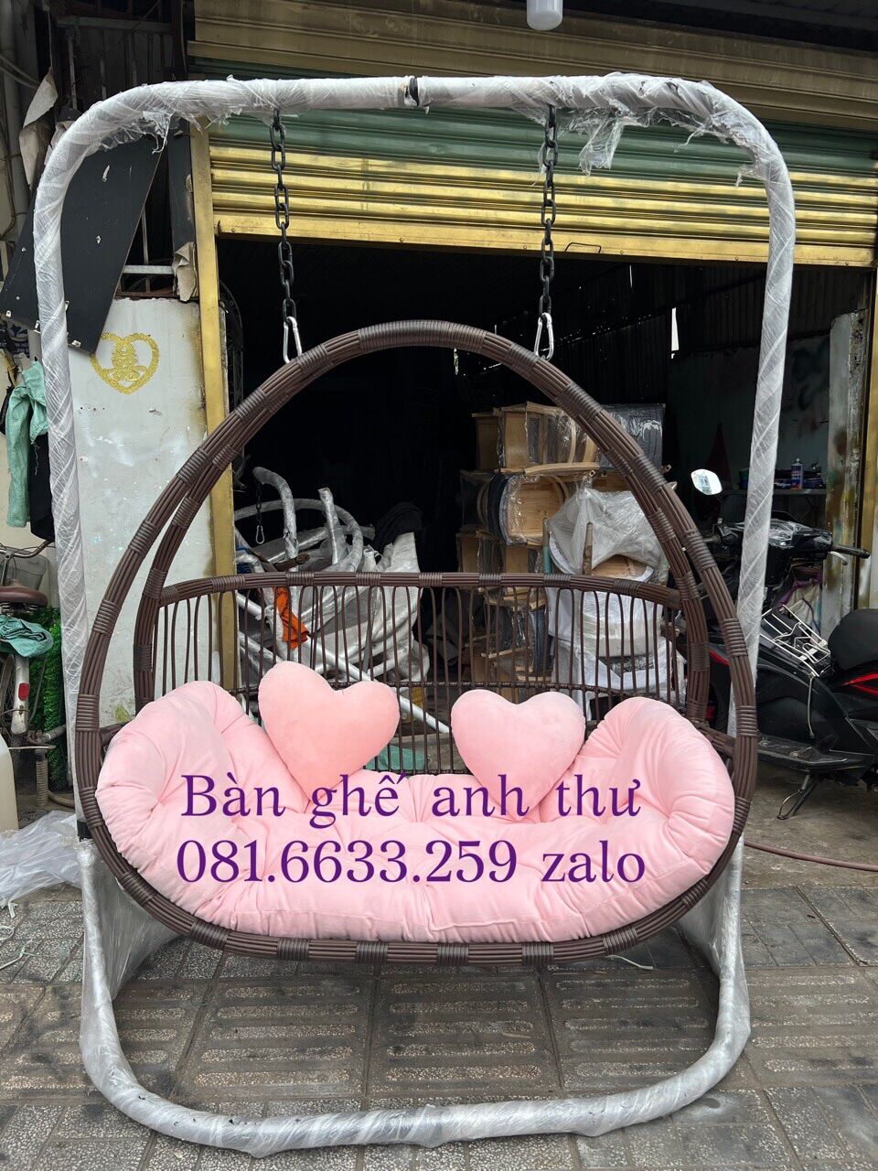 Xích đu sân vườn thanh lý giá tại kho