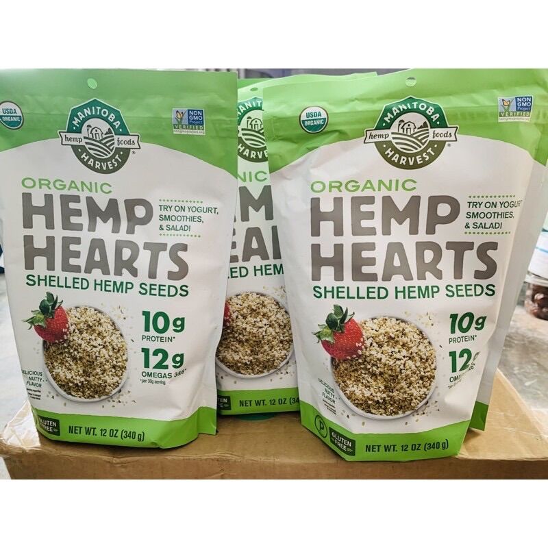 Hạt Gai Dầu Hữu Cơ Manitoba / Organic Hemp Hearts