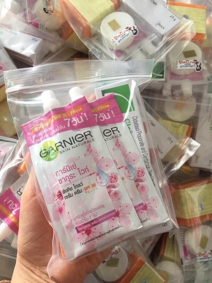 Bộ kem nám garnier của thái lan
