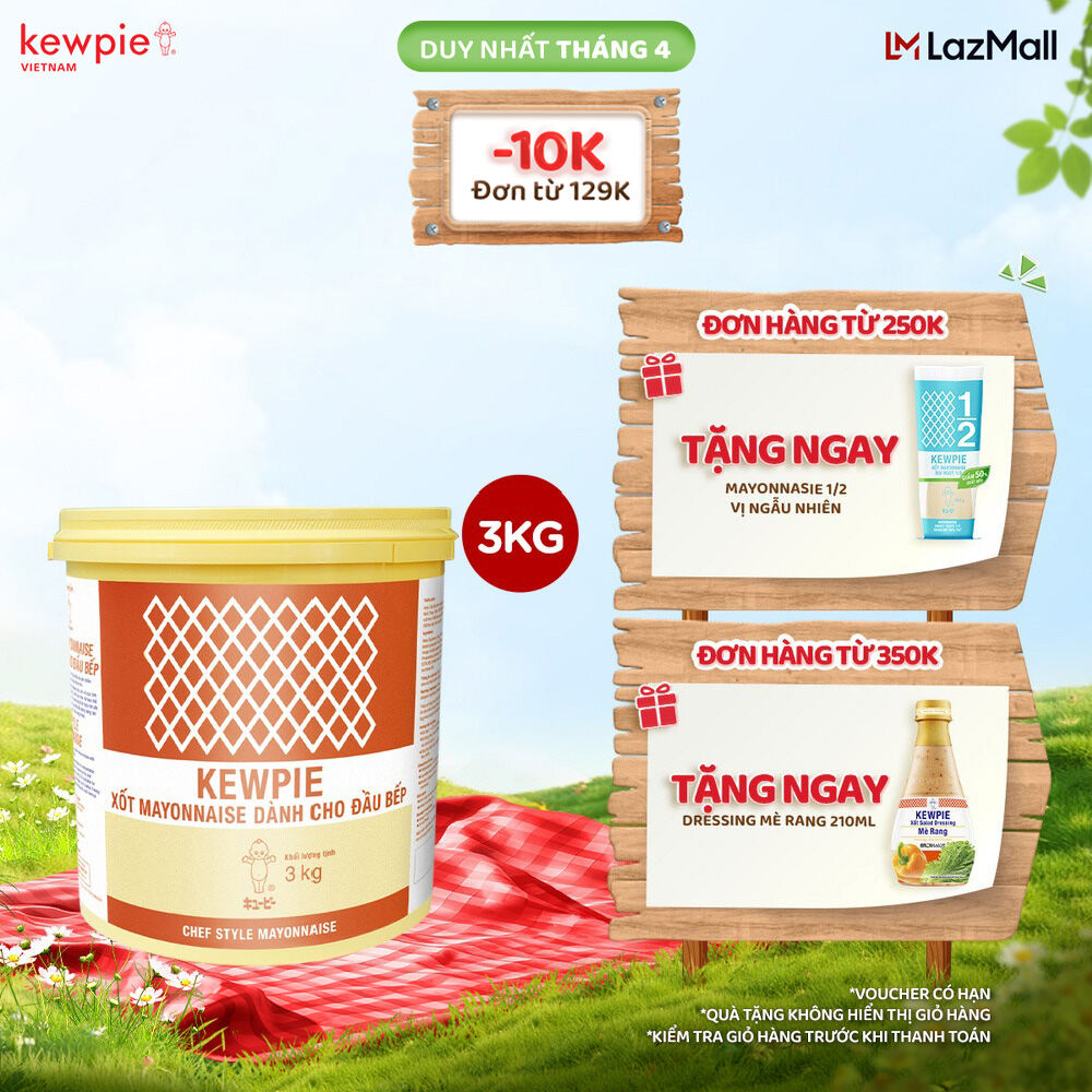 Xốt Mayonnaise Xô 3kg - Kewpie