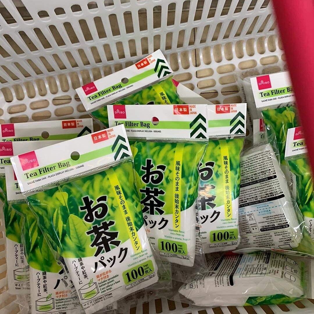 Combo 2 túi lọc trà Daiso Nhật Bản mua tại siêu thị Nhật gói 100 túi thumbnail