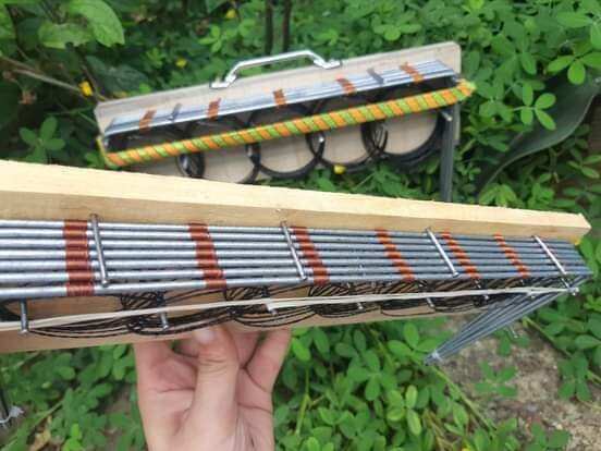 thòng bẫy cút  150k 1 bộ 7 khung 7 vòng