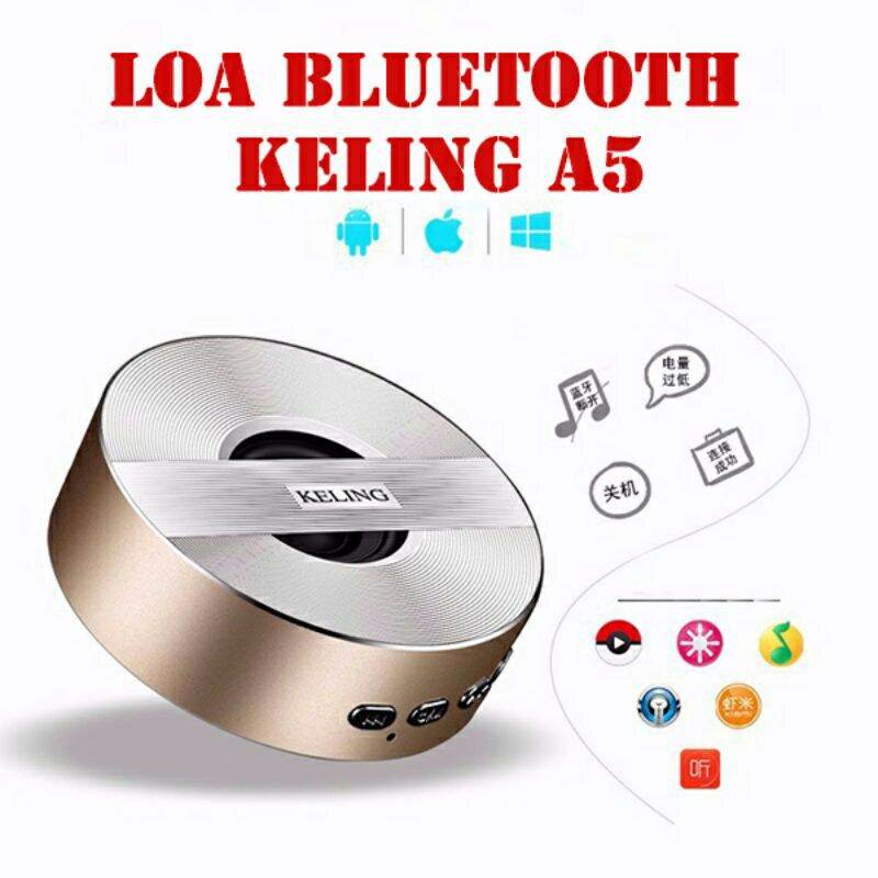 Loa Bluetooth Keling A5 Chính Hãng, Vỏ Kim Loại Sang Trọng