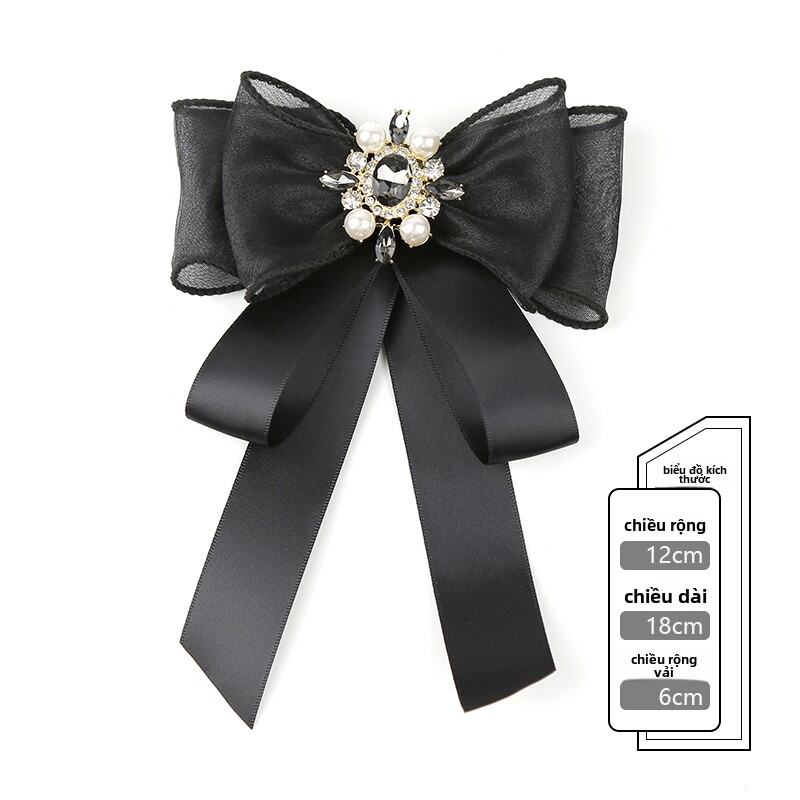 Phụ Kiện Trang Phục Nữ Pure Color Graduation Decor Butterfly Bow Tie Lace Fashion Korean Style Shirt Accessory Necktie