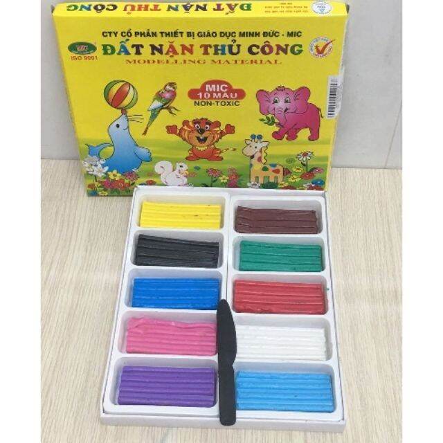 ĐẤT NẶN MÍC THƠM 10 MÀU