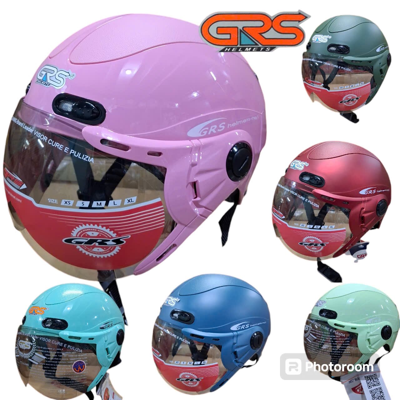 Nón bảo hiểm GRS 102 kính an toàn chăc chăn