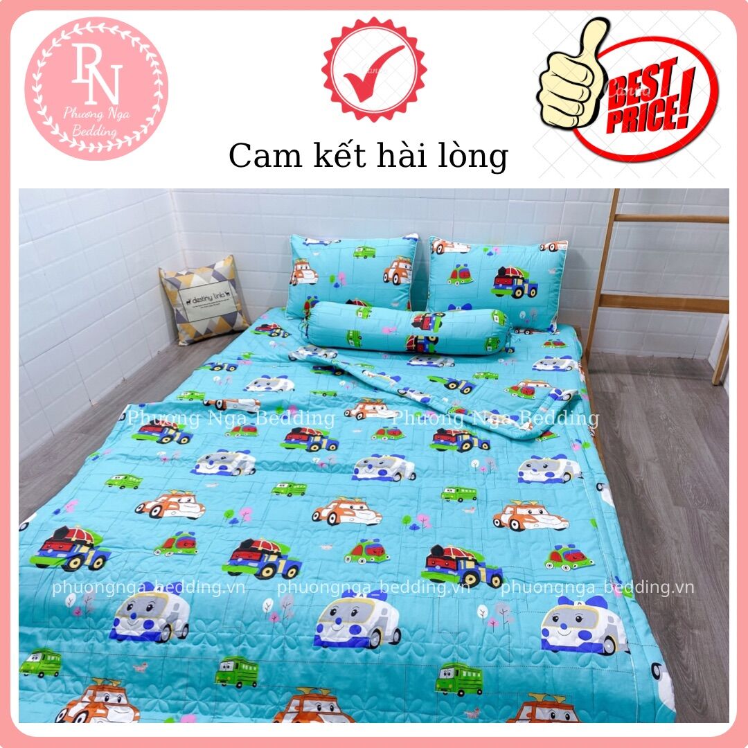 Ga lẻ 1m2 x 2m Cotton Thắng Lợi chuẩn logo (Không áo gối, dùng cho nệm cao từ 3-15cm)