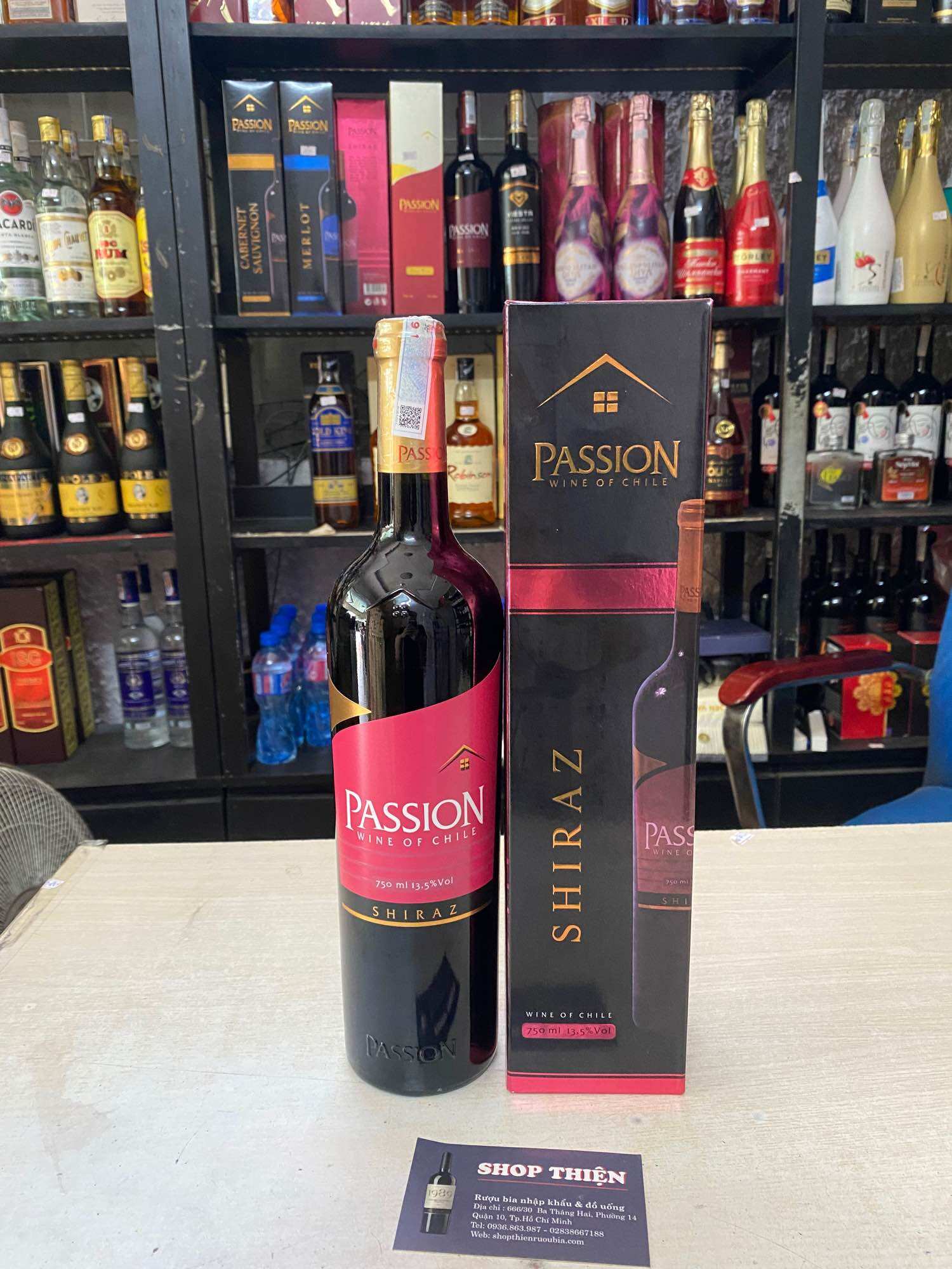 Vang Đỏ Chile PASSION Shiraz 13.5% 750ml
