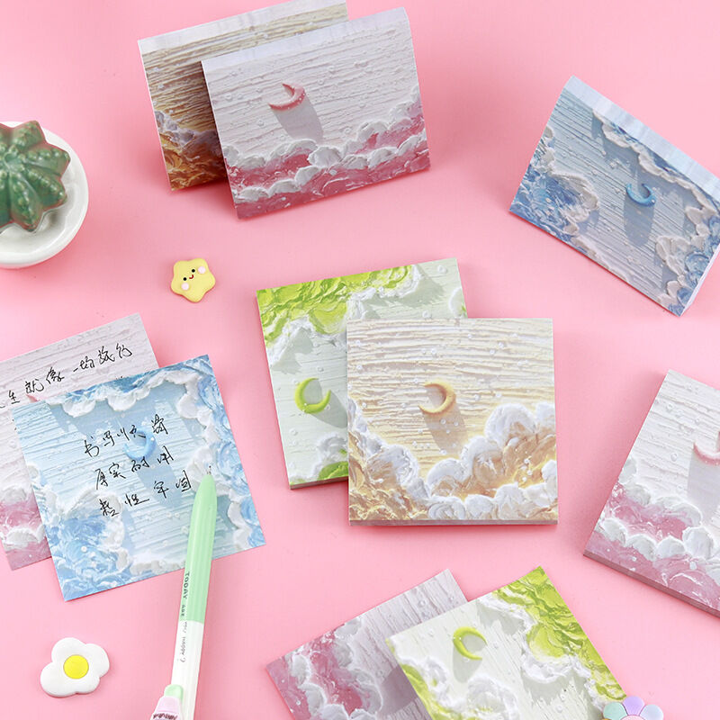 Giấy note ghi chú 3d hình mặt trăng