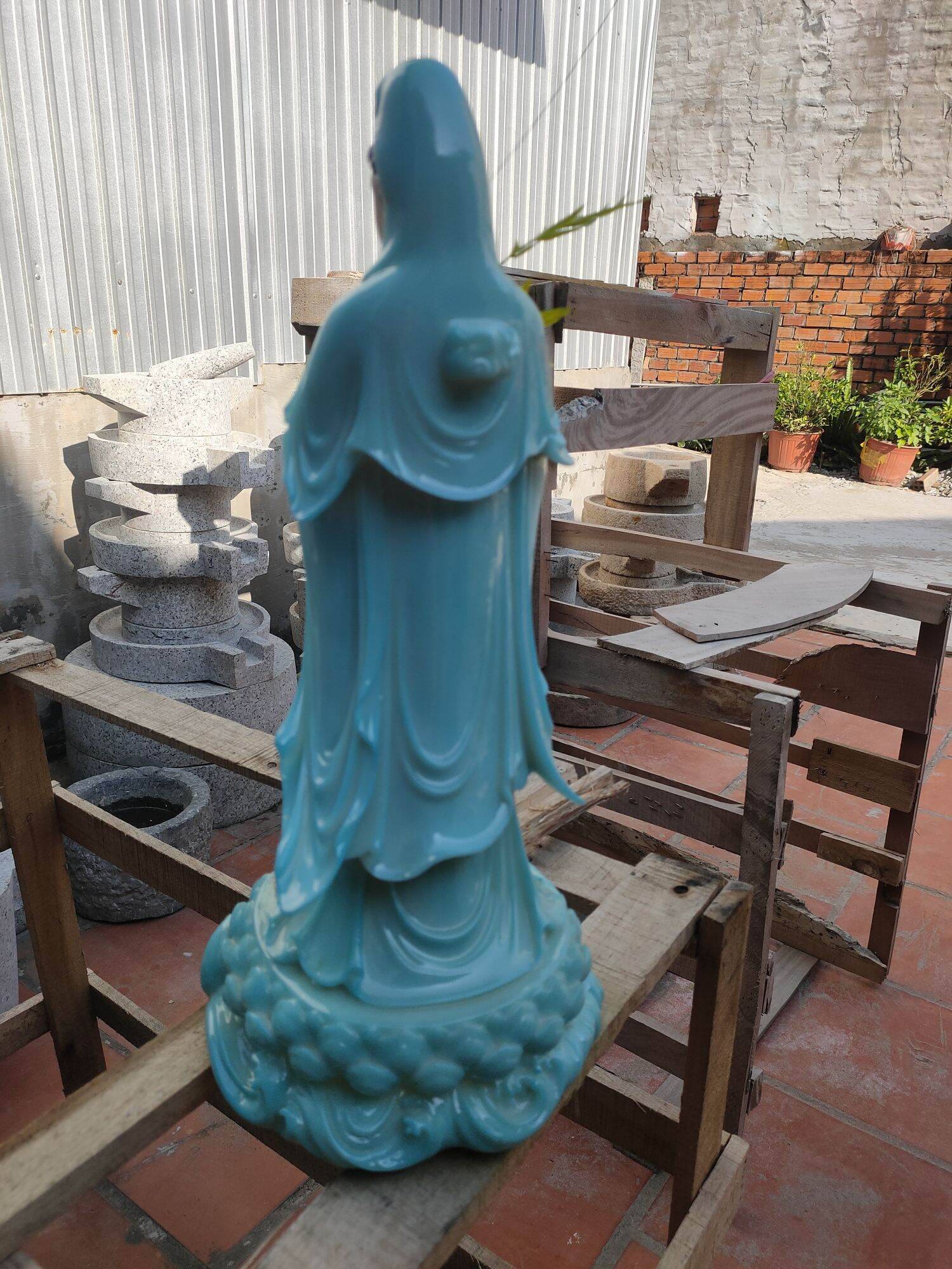 Tượng  Quan Âm Nam Hải cao 40cm