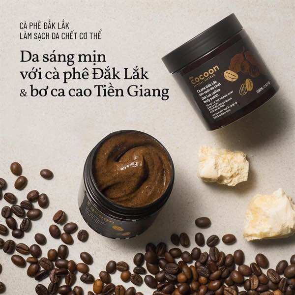 Tẩy da chết body cà phê cocoon 200ml