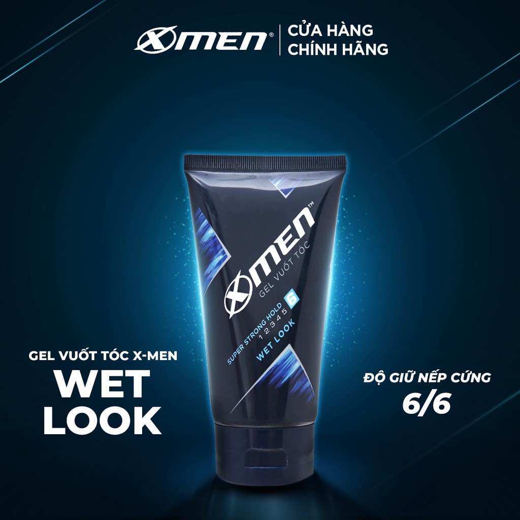Gel vuốt tóc X-Men Super Strong Hold 150g