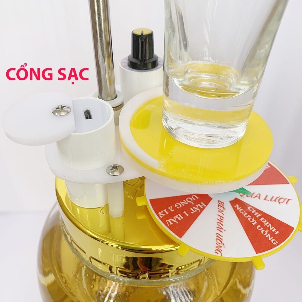 Máy rót rượu tự động , đặt ly tự động rót 0.9ml