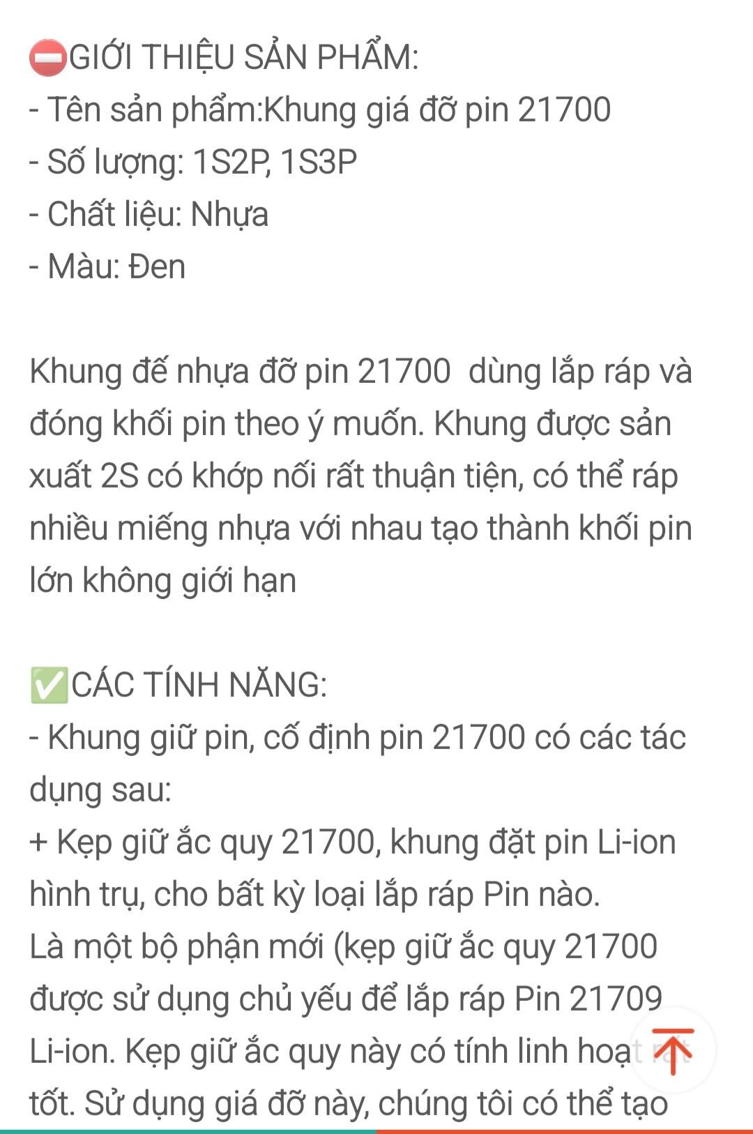 Khung Pin 21700. 